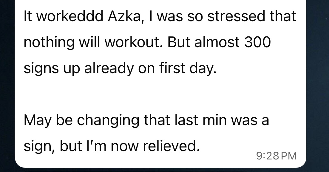 Client review